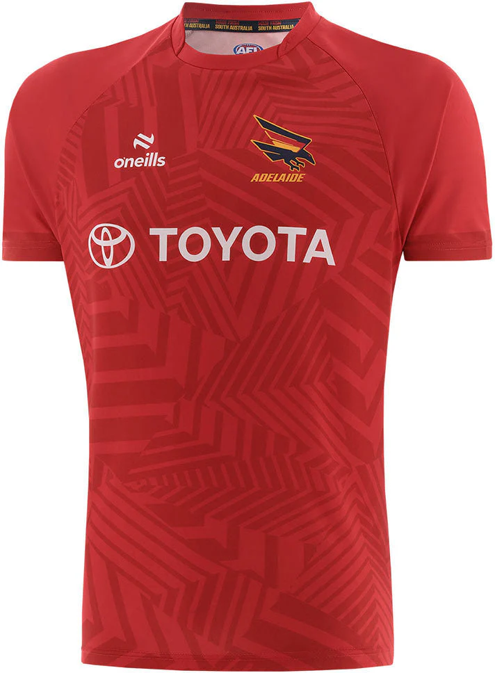 Adelaide Crows 2026 AFL Mens Red Training Shirt