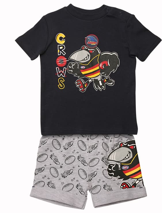 Adelaide Crows AFL Babies 2 piece Tee & Short Pack - Image 6