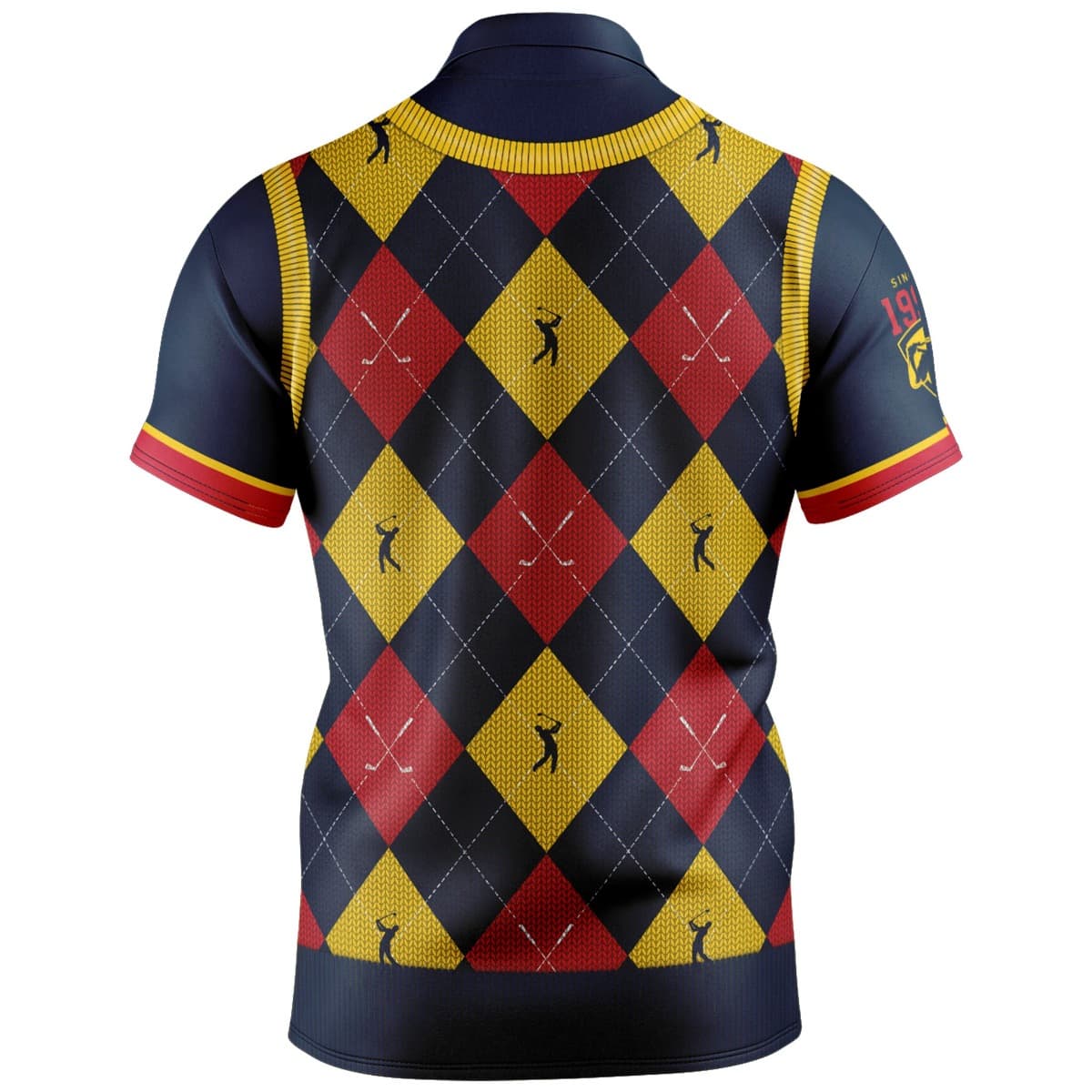 Adelaide Crows AFL Mens Fairway Golf Polo Shirt - Image 2