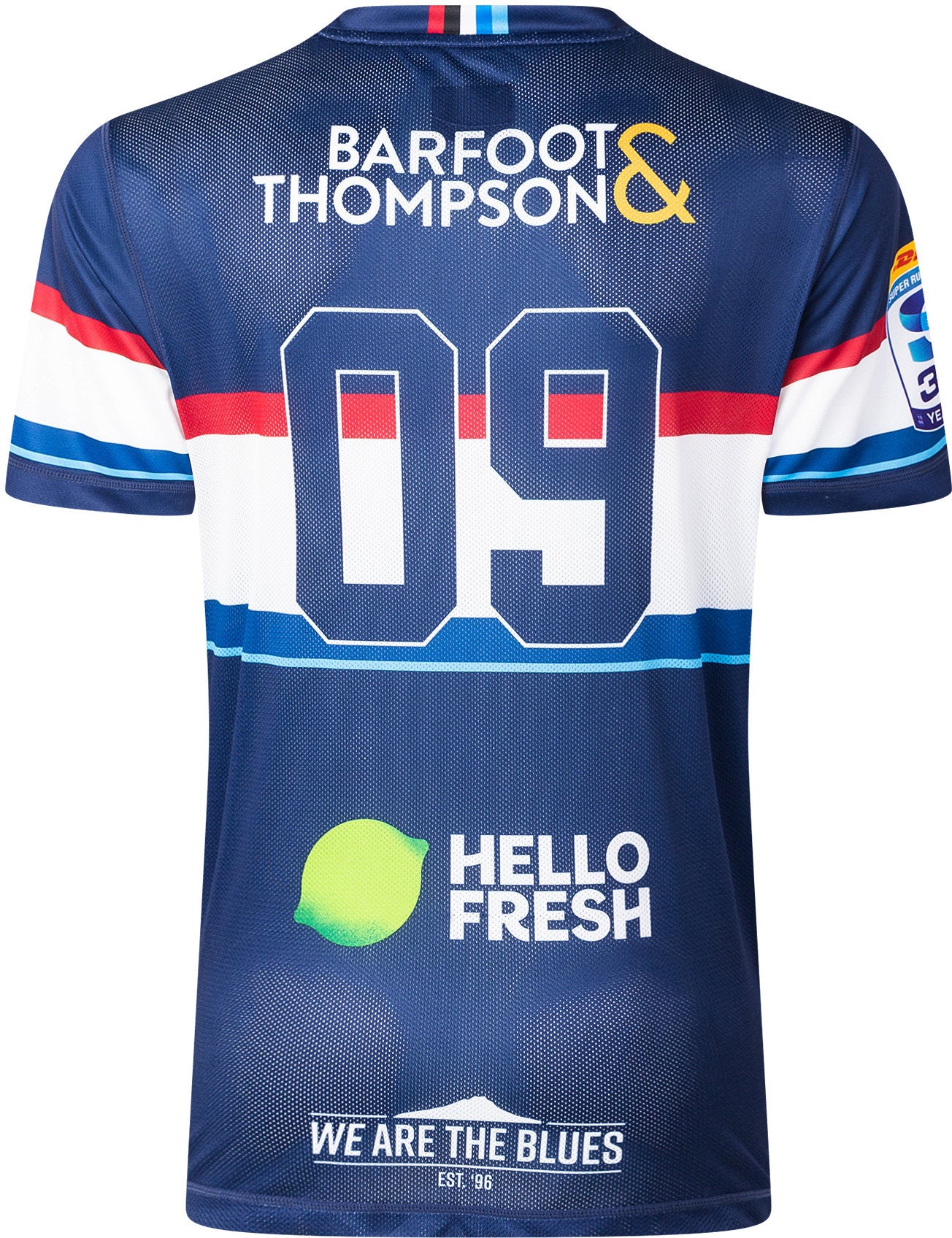 Auckland Blues 2026 Rugby Union Mens Navy Training Shirt - Image 3