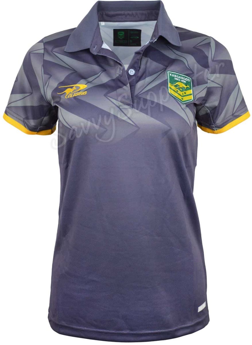 Australian Kangaroos 2025 NRL Ladies Team Polo Shirt - Image 2