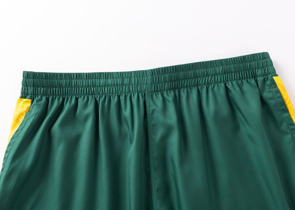 Australian Kangaroos 2025 NRL Mens Green Performance Gym Shorts - Image 2