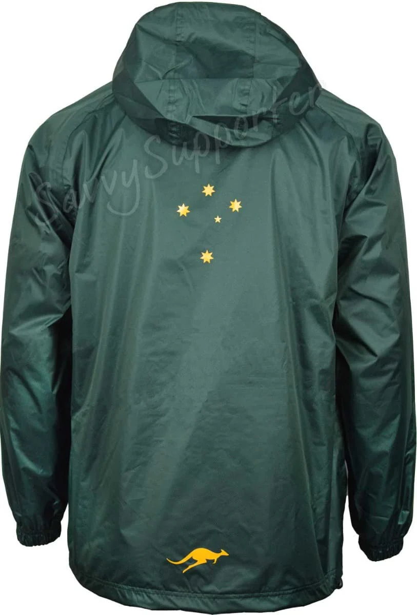 Australian Kangaroos 2025 NRL Mens Wet Weather Jacket - Image 4
