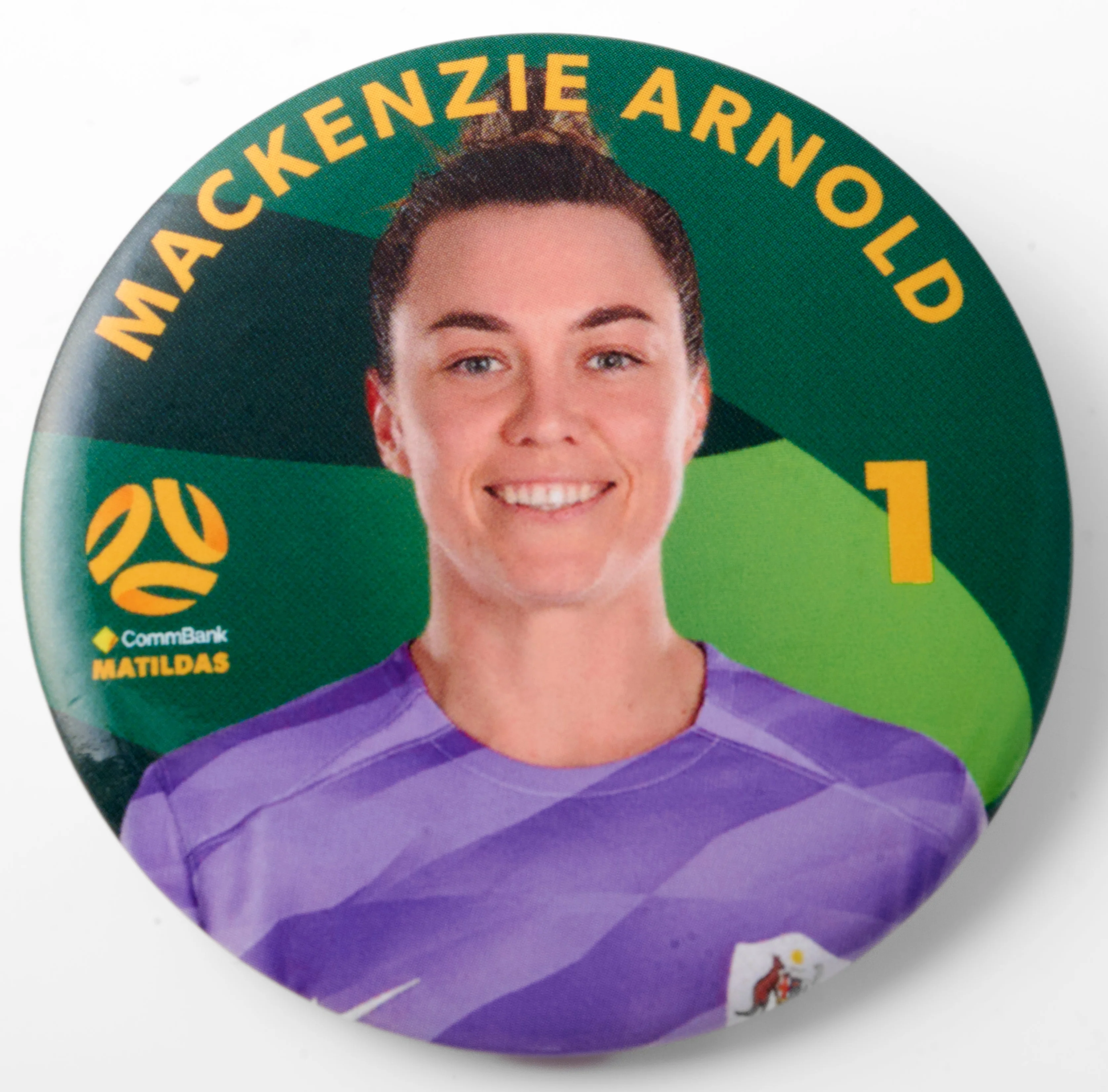 Australian Matildas 2026 Football Player Badge Mackenzie Arnold