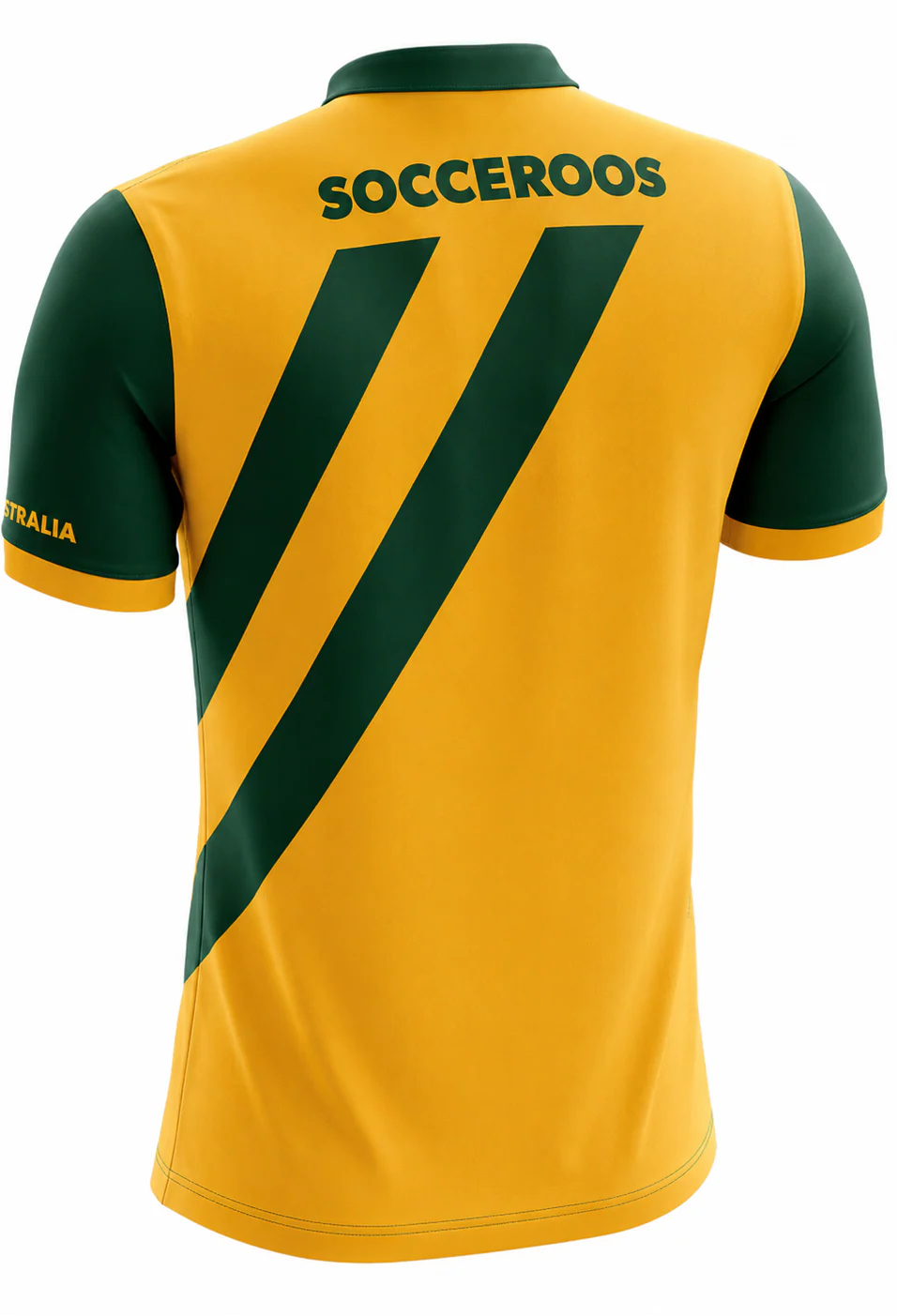 Australian Socceroos 2026 Gold Supporter Polo Shirt - Image 3