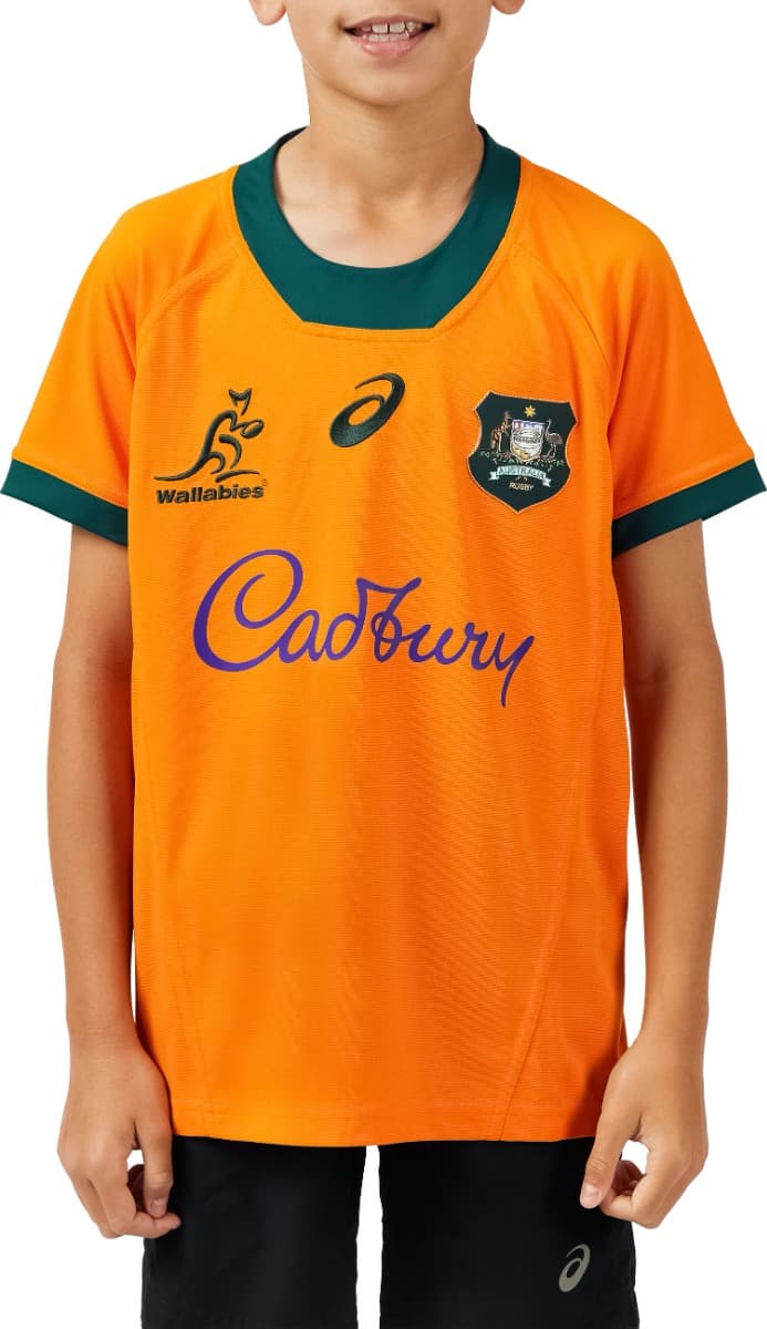 Australian Wallabies Rugby Union Kids Home Jersey - Image 2