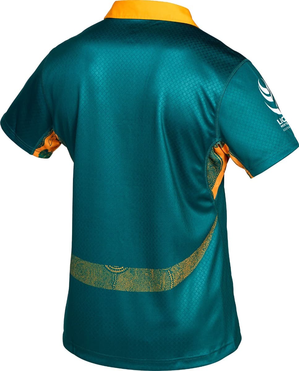 Australian Wallabies 2025 Rugby Union Kids Warm Up Jersey - Image 2