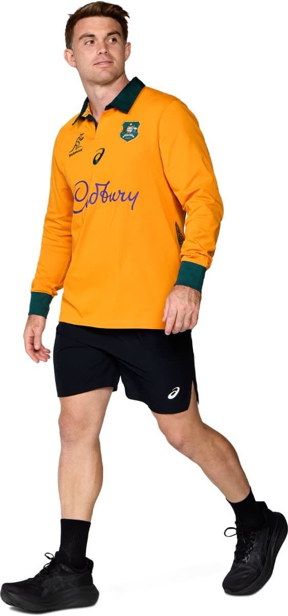 Australian Wallabies 2025 Rugby Union Mens Long Sleeve Home Jersey - Image 10