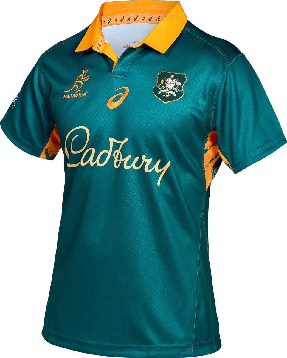 Australian Wallabies 2025 Rugby Union Mens Warm Up Jersey