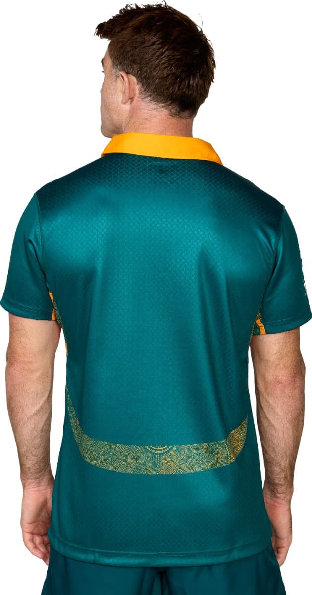 Australian Wallabies 2025 Rugby Union Mens Warm Up Jersey - Image 3
