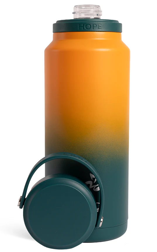 Australian Wallabies 2026 Green & Gold Stainless Steel 1L Insulated Drink Bottle - Image 3