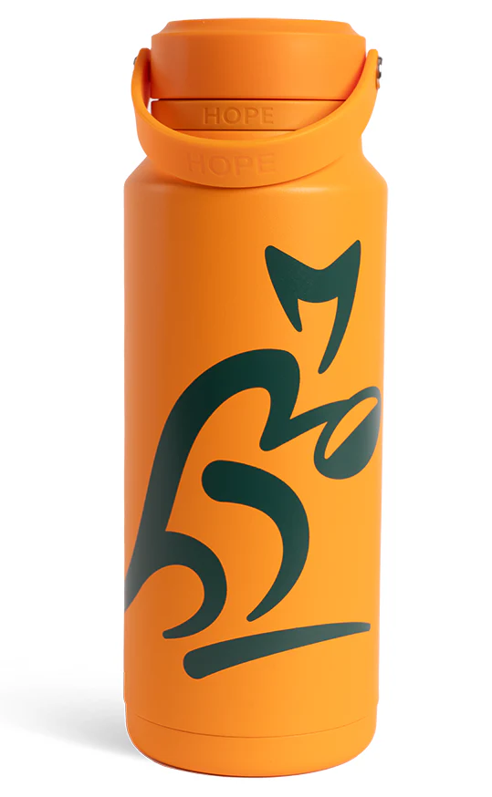 Australian Wallabies 2026 Large Logo Crest Stainless Steel 1L Insulated Drink Bottle - Image 2