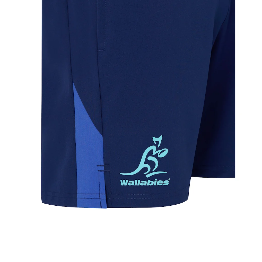 Australian Wallabies 2026 Rugby Union Mens Navy Training Shorts - Image 2