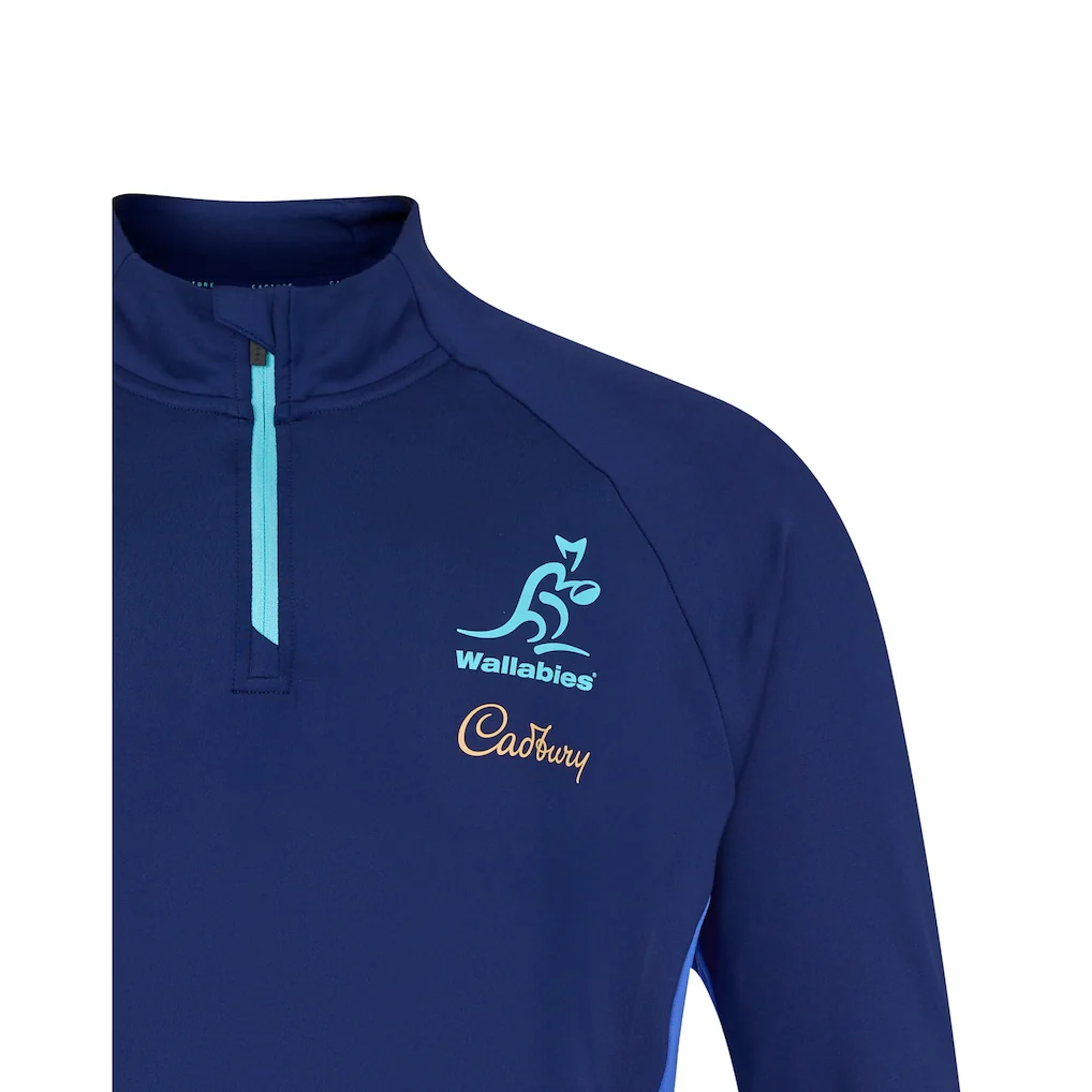 Australian Wallabies 2026 Rugby Union Mens Performance Midlayer Top - Image 2