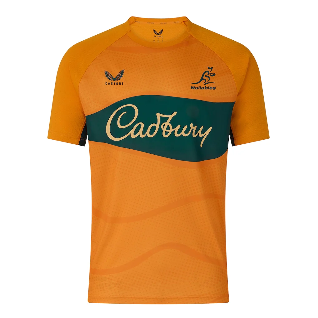 Australian Wallabies 2026 Rugby Union Mens Prematch Shirt - Image 2
