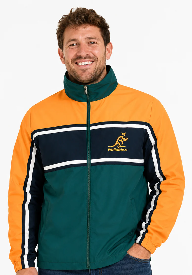 Australian Wallabies 2026 Rugby Union Mens Retro Jacket - Image 2