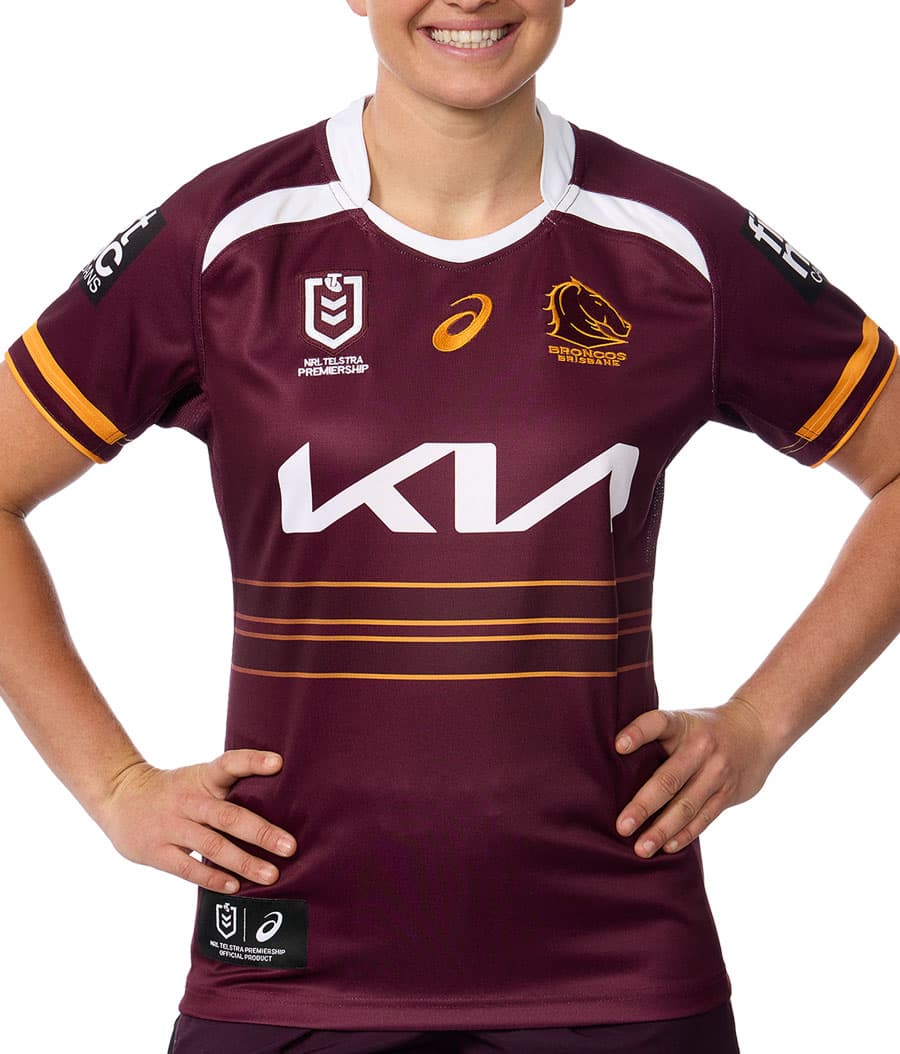 Brisbane Broncos 2025 NRL Ladies Home Jersey - Image 2