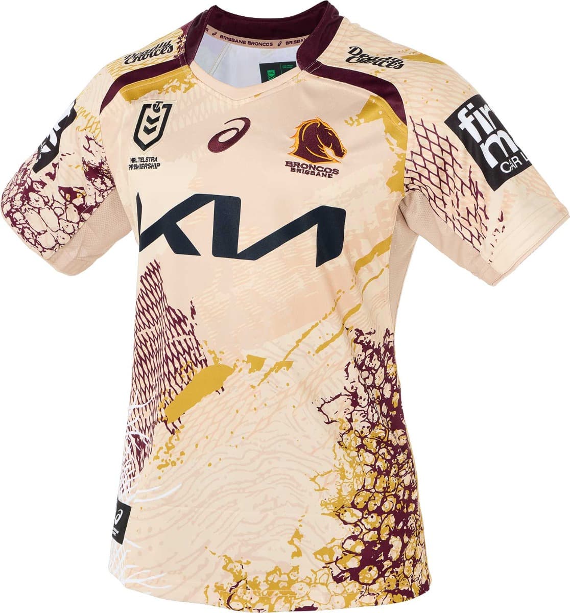 Brisbane Broncos 2025 NRL Mens Indigenous Jersey
