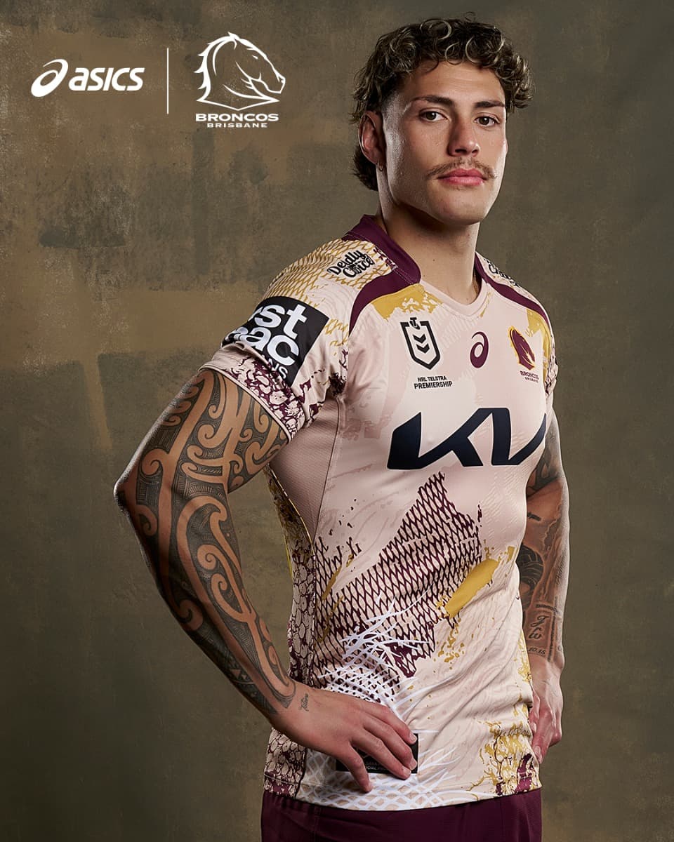 Brisbane Broncos 2025 NRL Mens Indigenous Jersey - Image 2