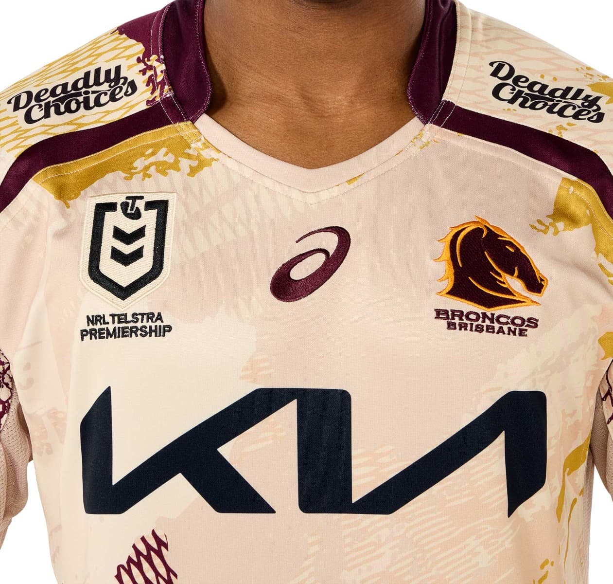 Brisbane Broncos 2025 NRL Mens Indigenous Jersey - Image 4
