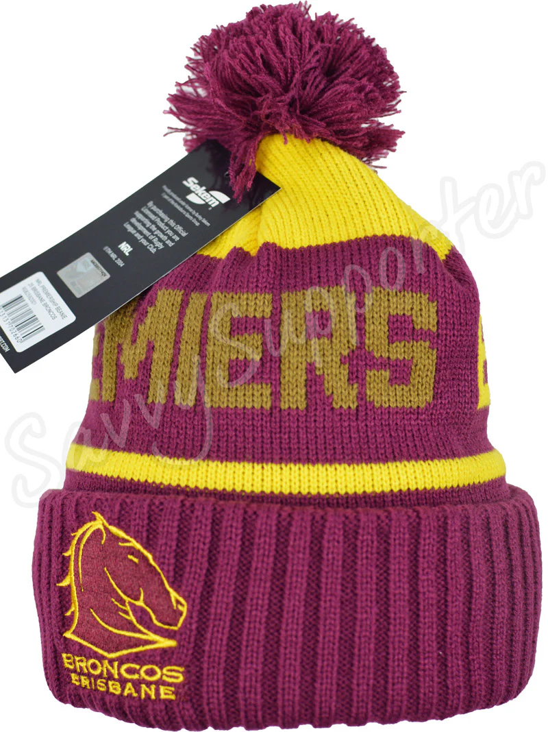 Brisbane Broncos 2025 NRL Premiers Beanie - Image 2