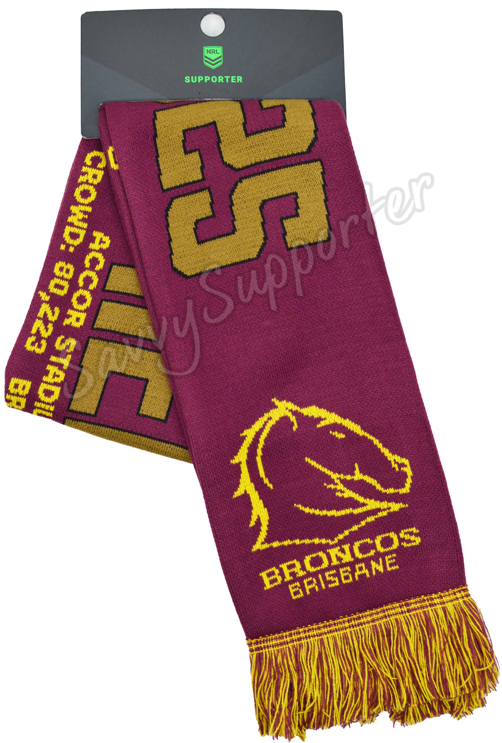 Brisbane Broncos 2025 NRL Premiers Scarf - Image 2
