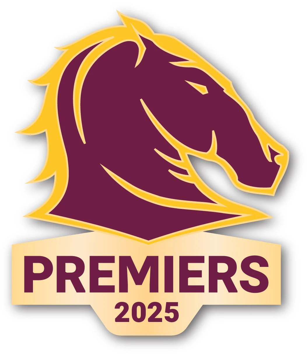 Brisbane Broncos 2025 Premiers Logo Pin