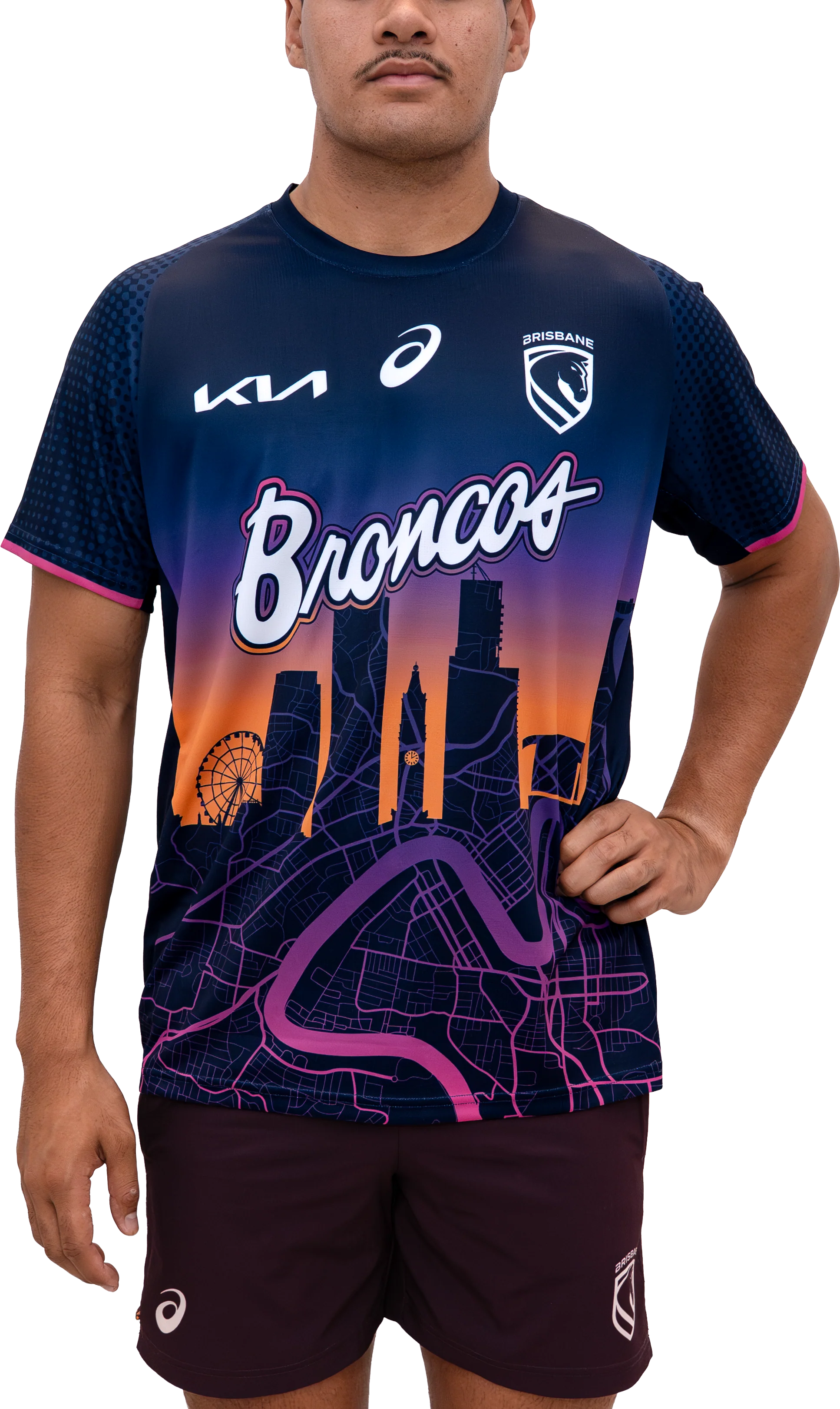 Brisbane Broncos 2026 NRL Kids Run Out Tee - Image 3