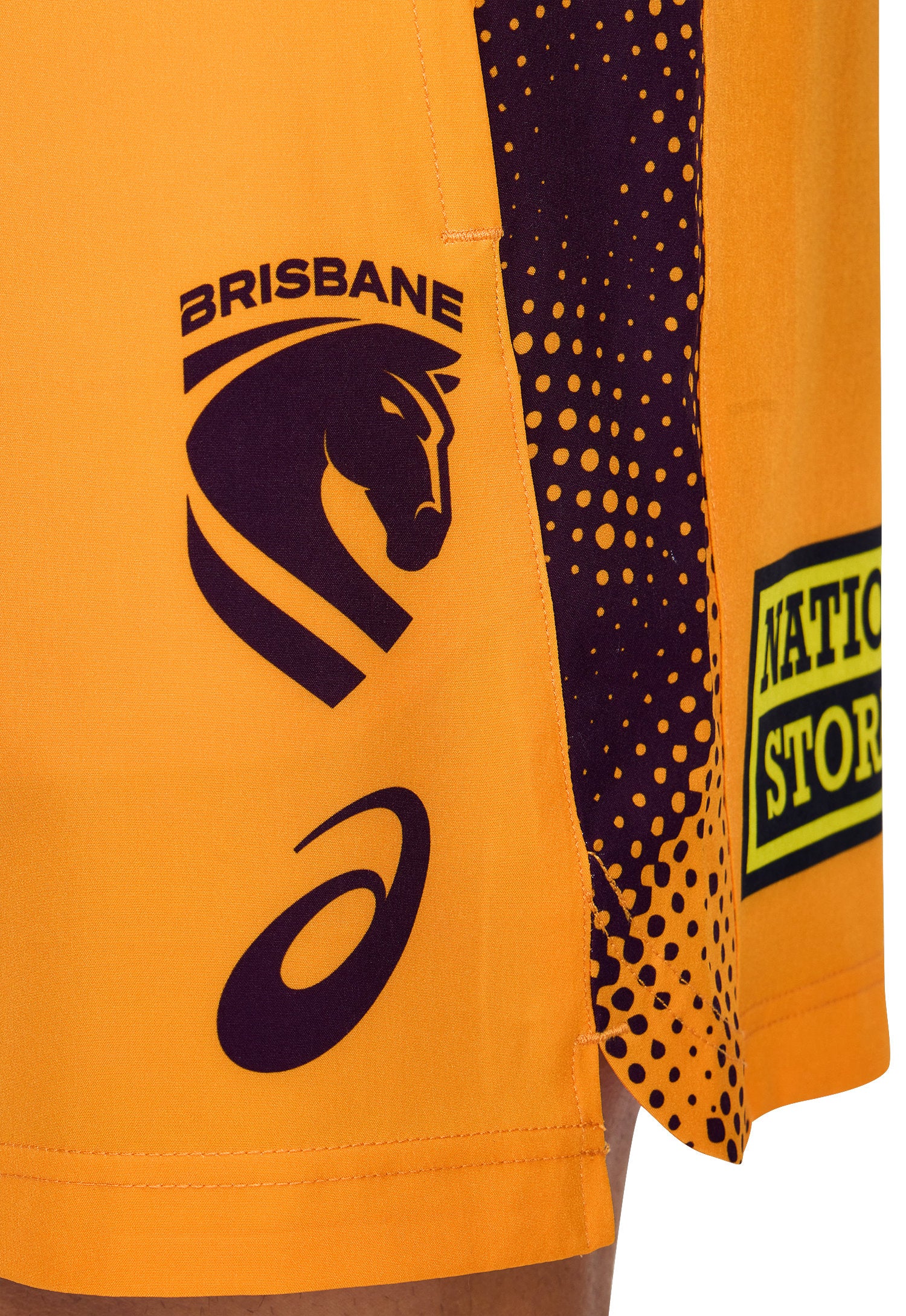 Brisbane Broncos 2026 NRL Mens Gold Training Shorts - Image 8