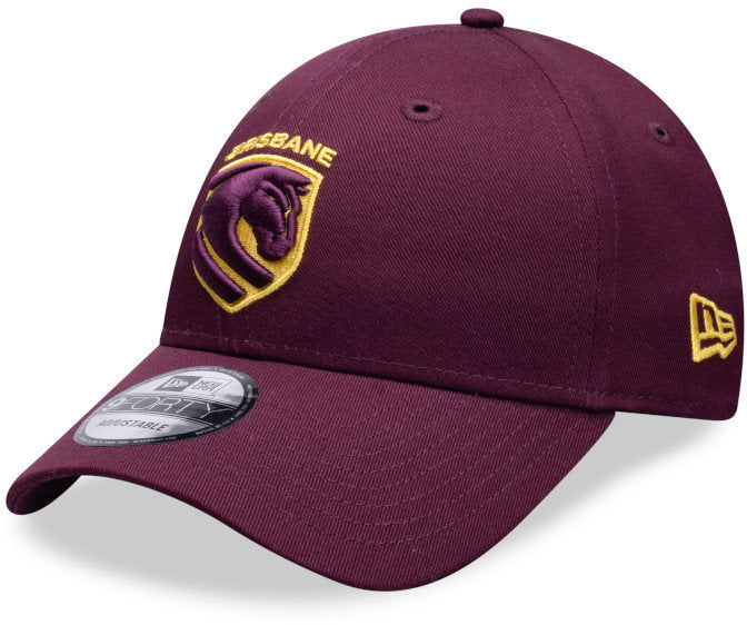 Brisbane Broncos 2026 NRL Mens New Era Cloth Strap Cap *NEW LOGO*