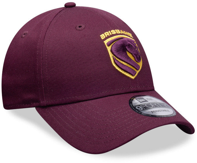 Brisbane Broncos 2026 NRL Mens New Era Cloth Strap Cap *NEW LOGO* - Image 2