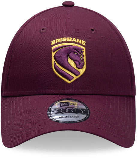 Brisbane Broncos 2026 NRL Mens New Era Cloth Strap Cap *NEW LOGO* - Image 3