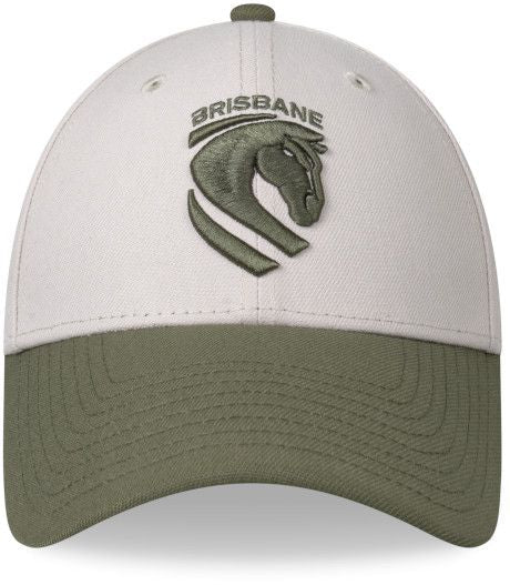 Brisbane Broncos 2026 NRL Adults Olive 9Forty New Era Cap - Image 2