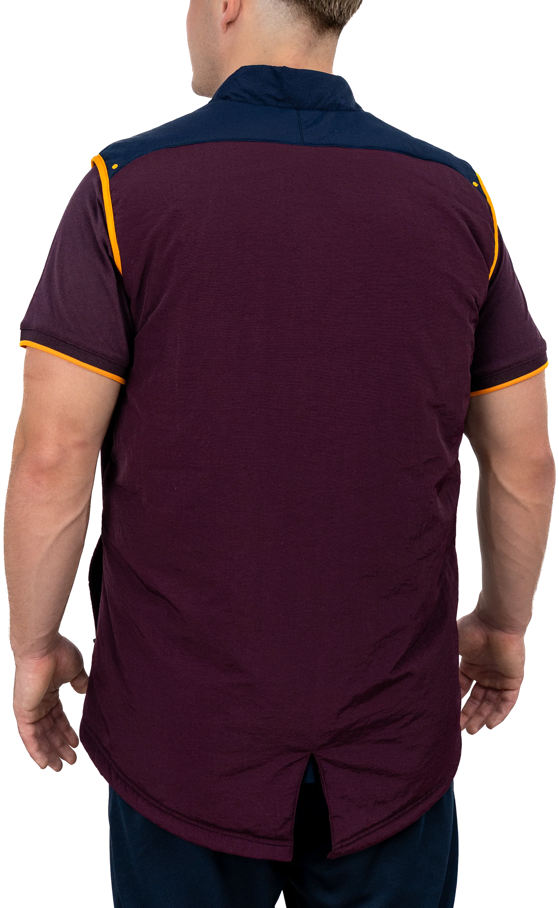 Brisbane Broncos 2026 NRL Mens Puffer Vest - Image 3