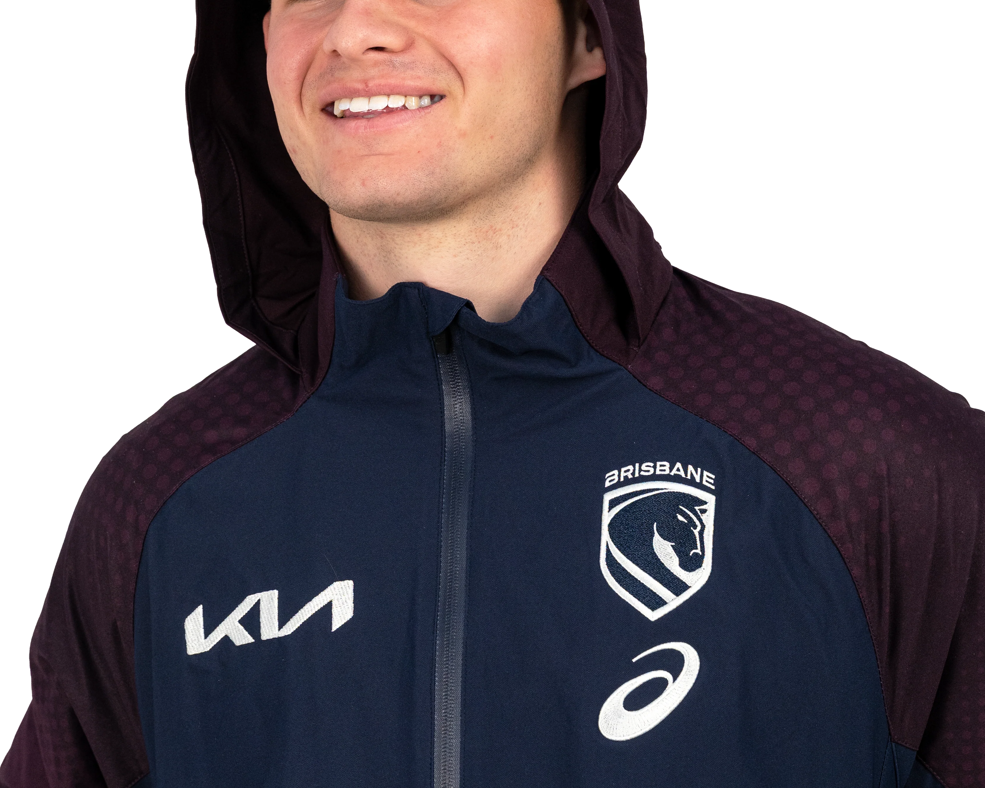 Brisbane Broncos 2026 NRL Mens Team Tech Jacket - Image 6