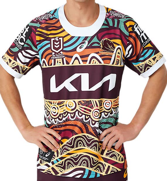 Brisbane Broncos NRL Mens Indigenous Jersey