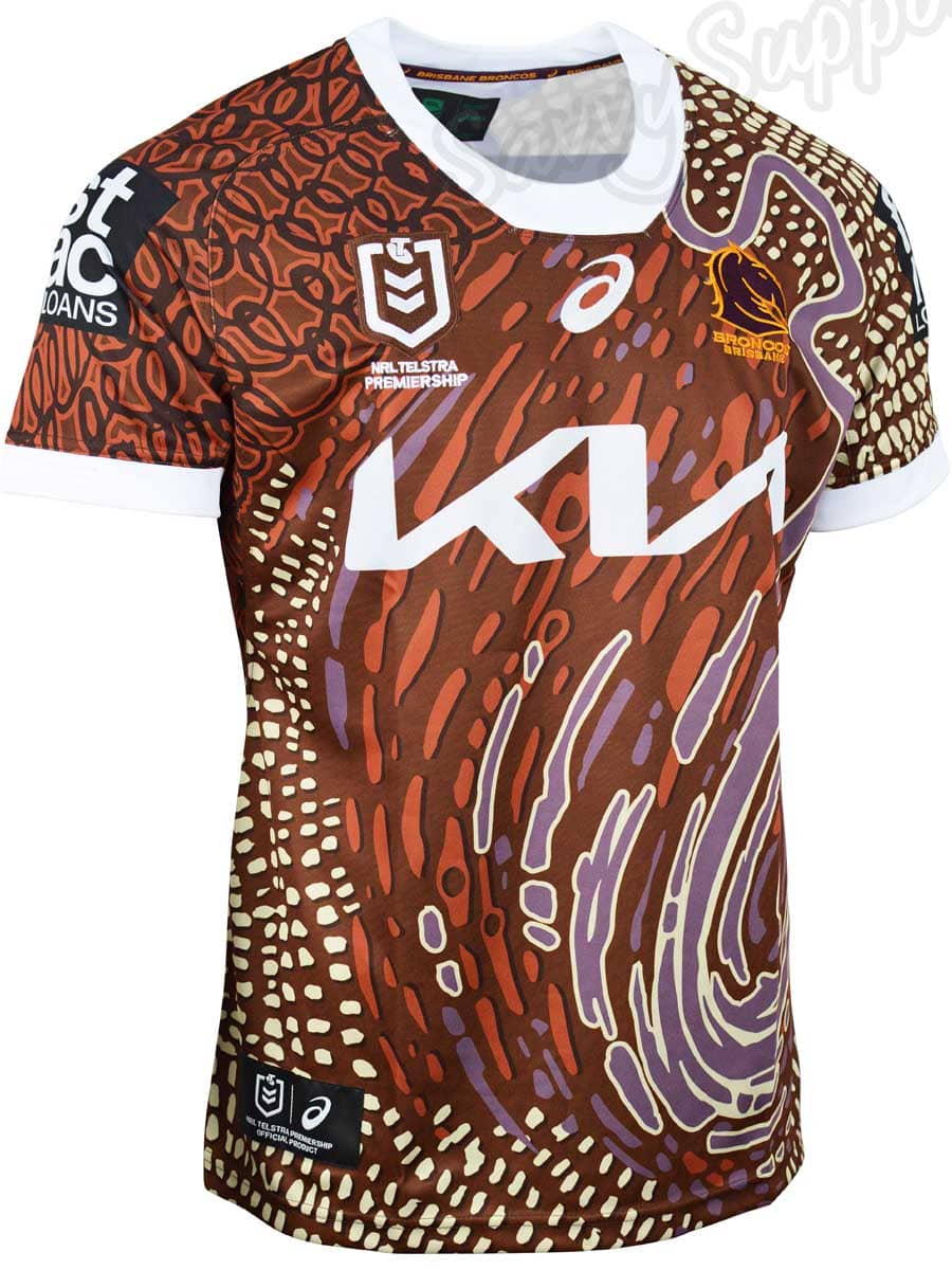 Brisbane Broncos NRL Mens Indigenous Jersey - Image 2