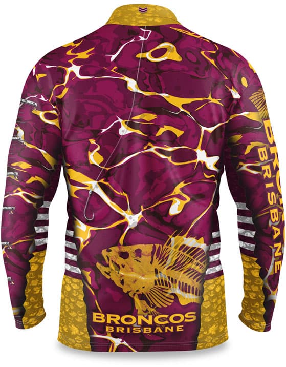 Brisbane Broncos NRL Fishing Shirt - Image 2