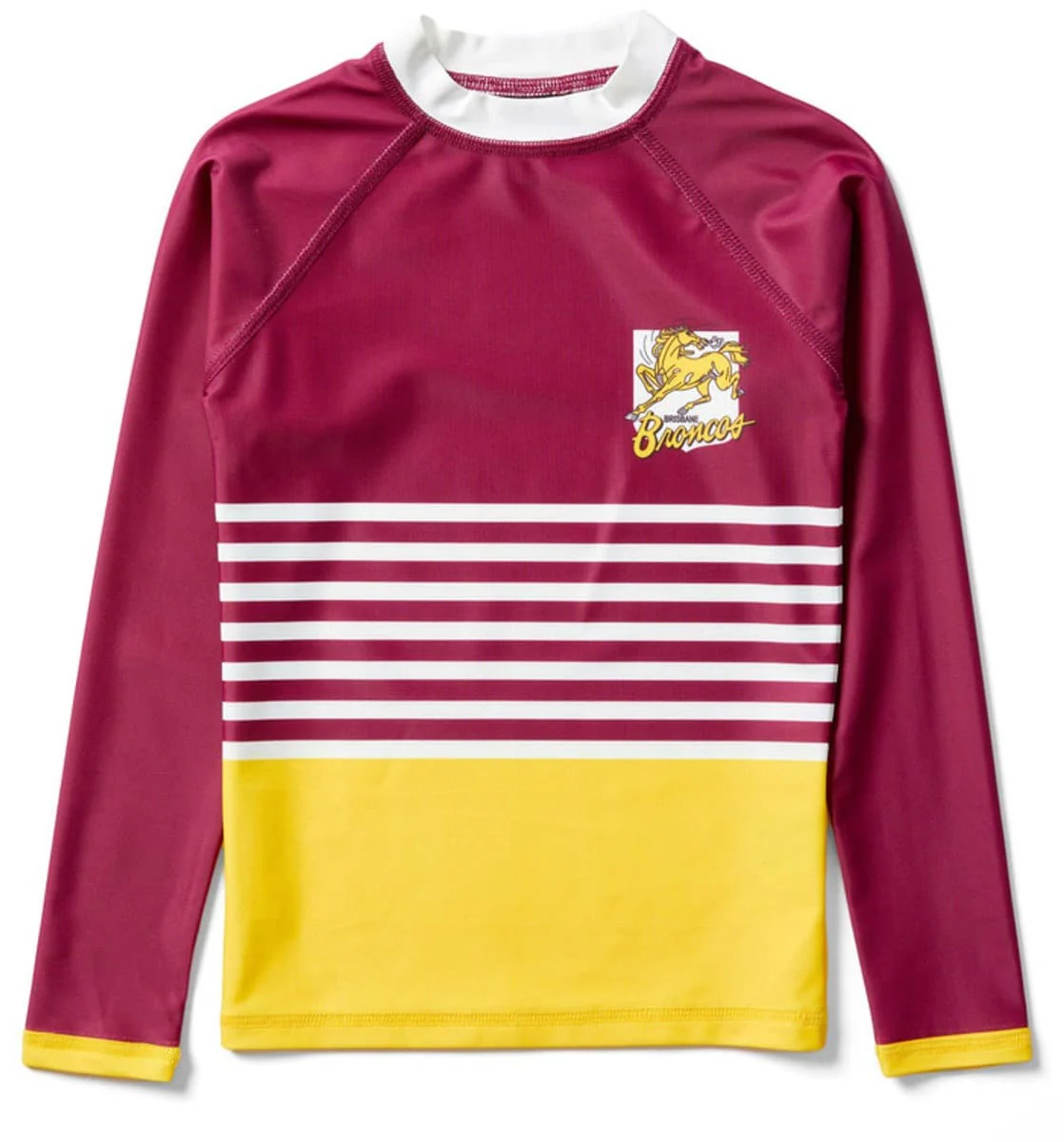 Brisbane Broncos NRL Kids Swim Rashie
