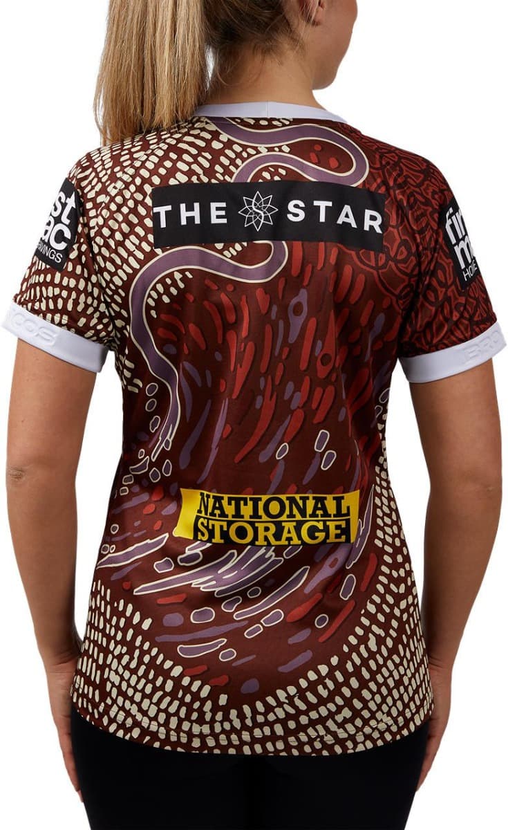 Brisbane Broncos NRL Ladies Indigenous Jersey - Image 2