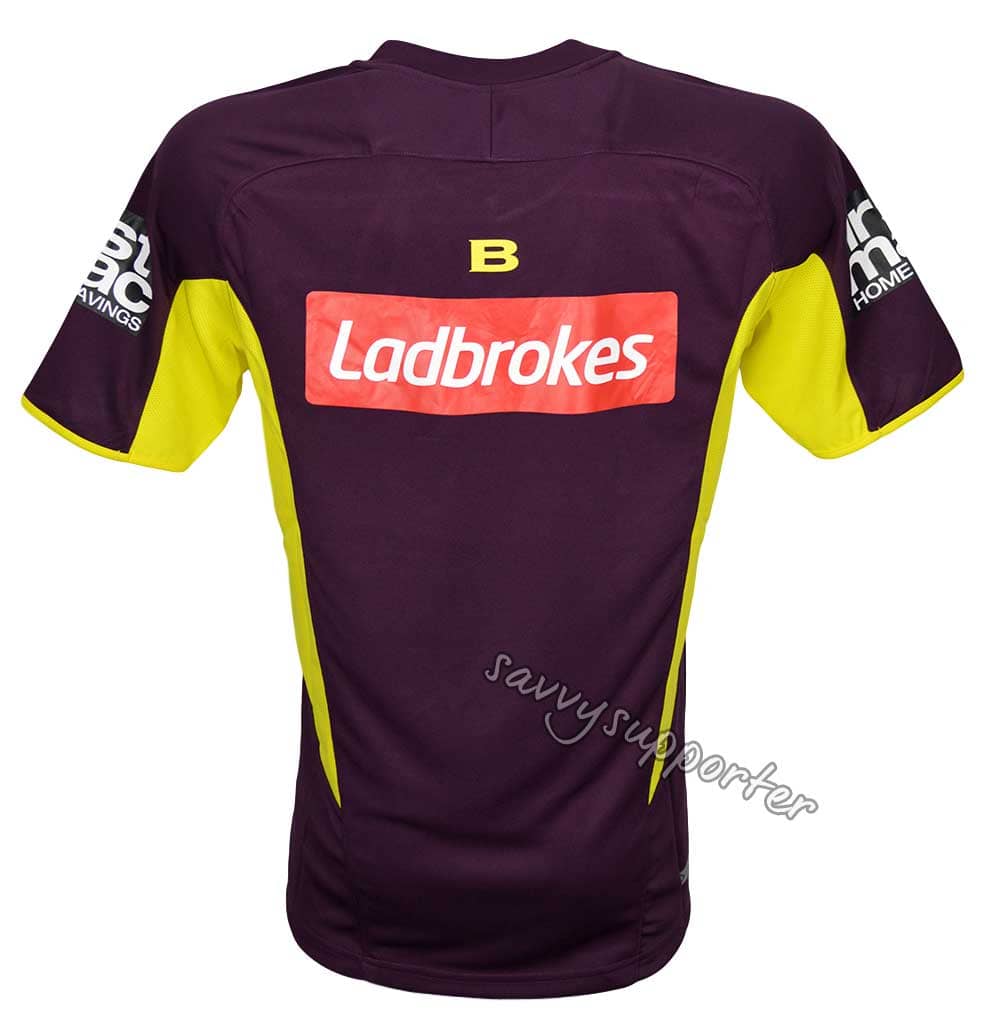 Brisbane Broncos NRL Maroon Training Shirt - Image 3