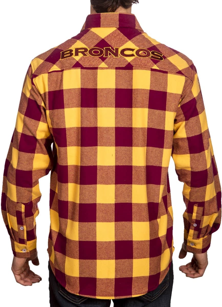 Brisbane Broncos NRL Mens "Axeman" Flannel Shirt - Image 2