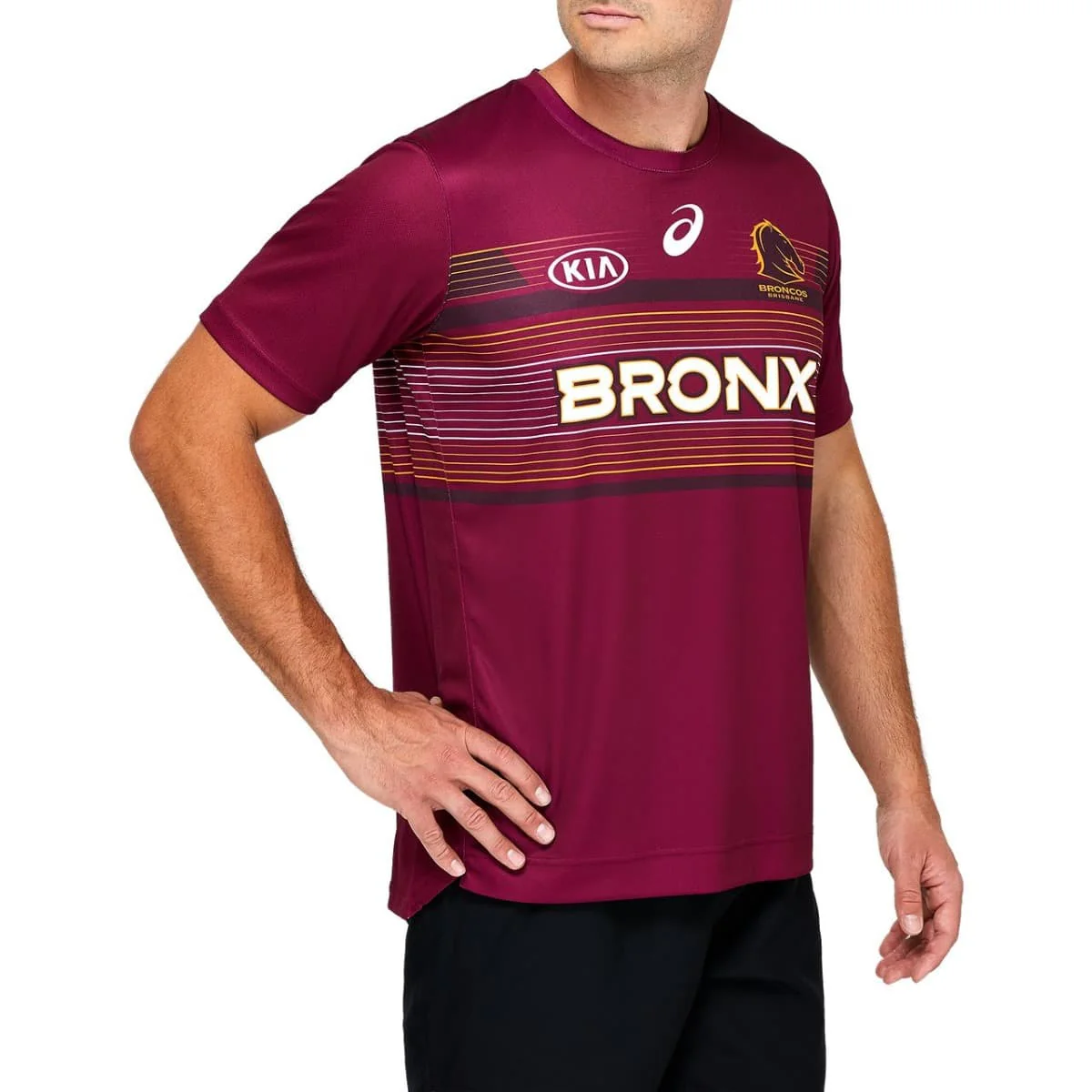 Brisbane Broncos NRL Mens Run Out Tee - Image 3