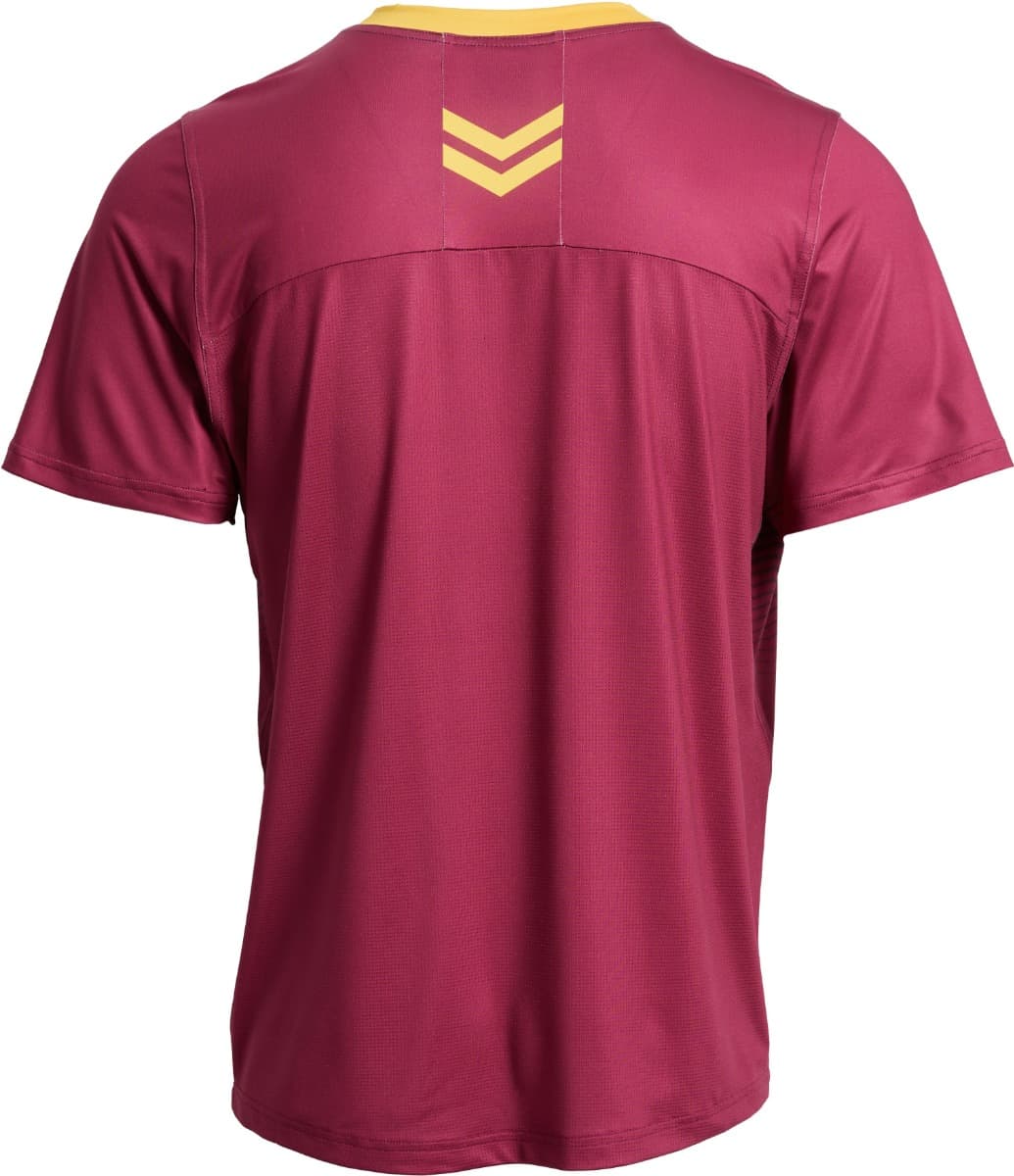 Brisbane Broncos NRL Mens Tech Shirt - Image 2