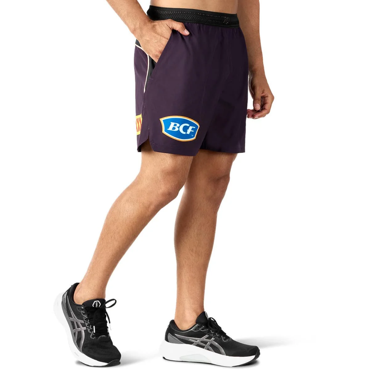 Brisbane Broncos NRL Mens Training Shorts - Image 5