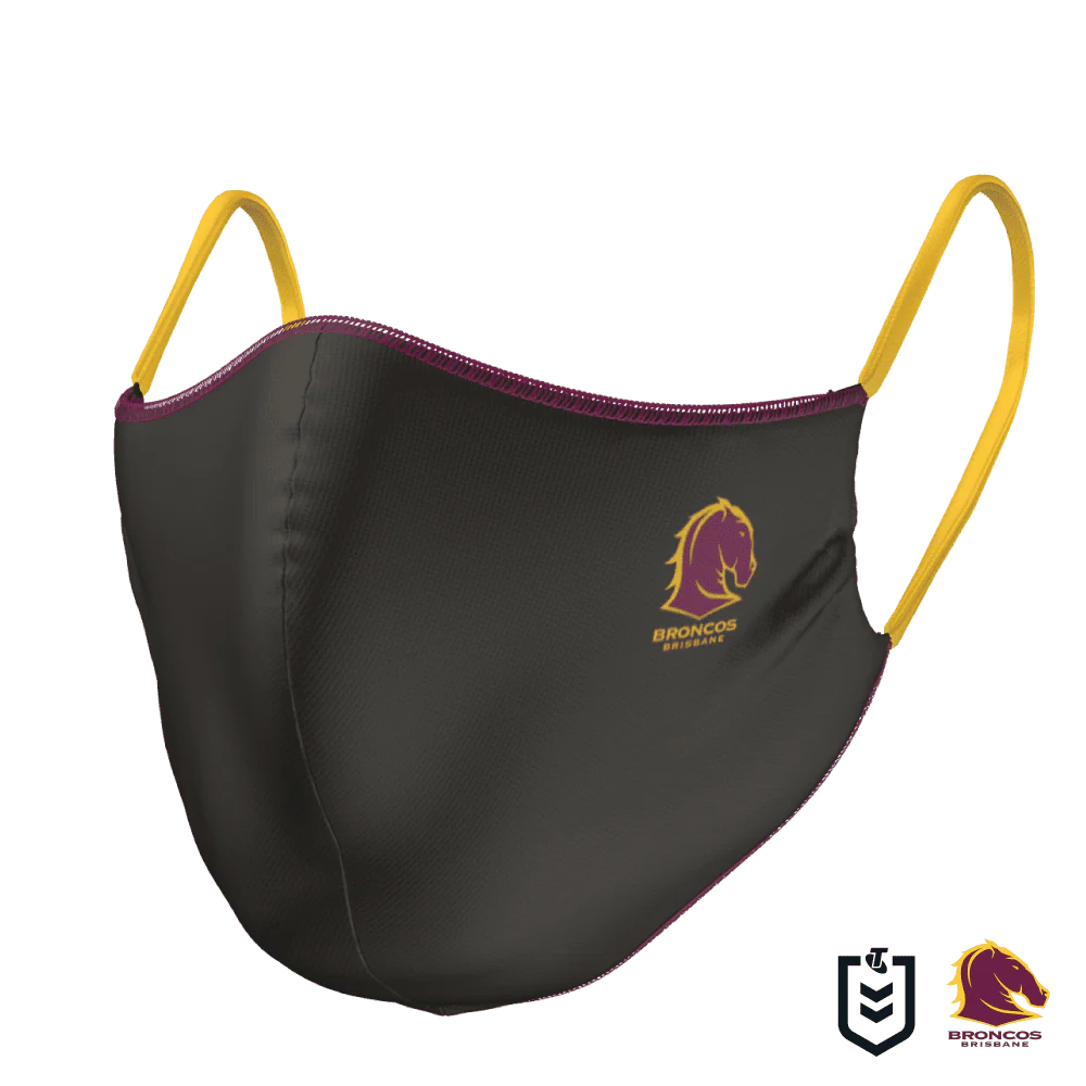 Brisbane Broncos NRL Reversible Face Mask - Image 3