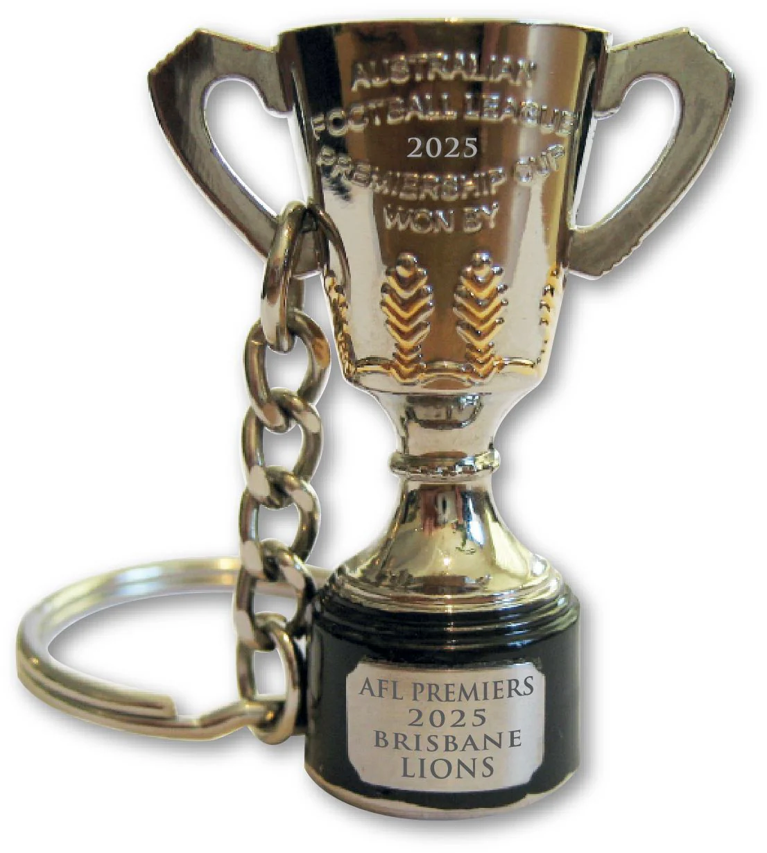 Brisbane Lions 2025 AFL Premiers 3D Trophy Keyring