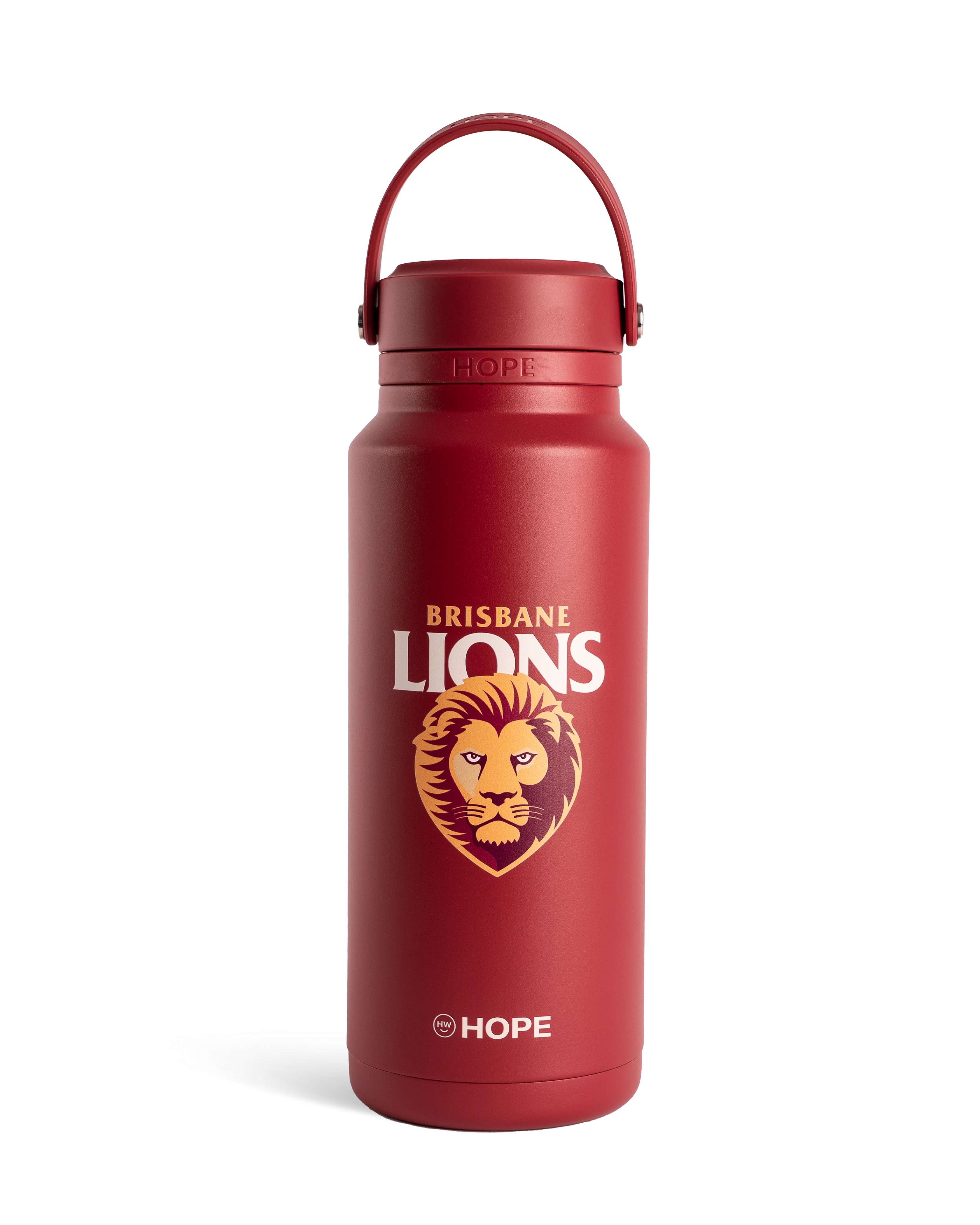 Brisbane Lions 2026 AFL Maroon Insulated 1 Litre Stainless Steel Drink Bottle - Image 2