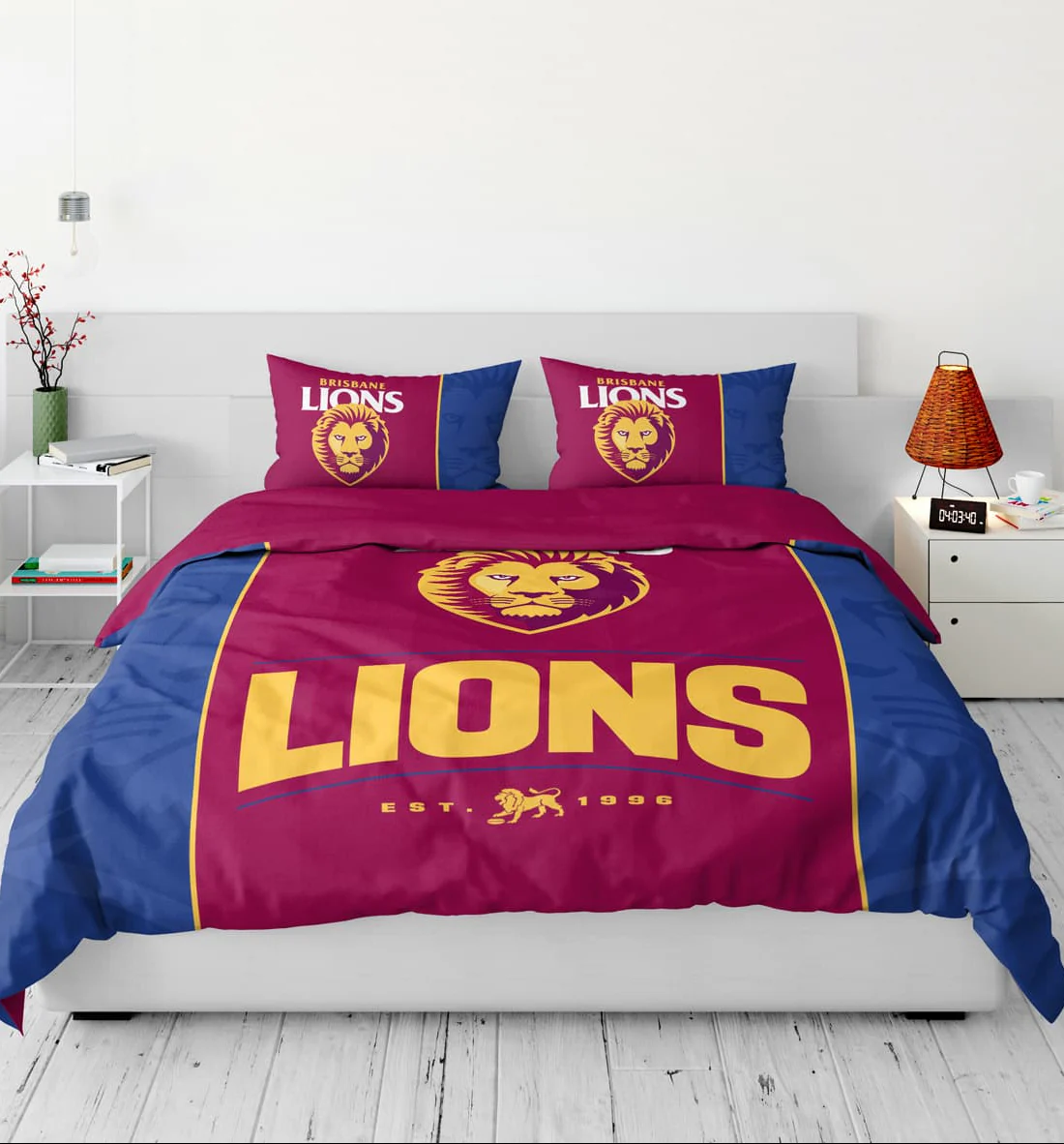Brisbane Lions AFL Double Quilt Cover Set