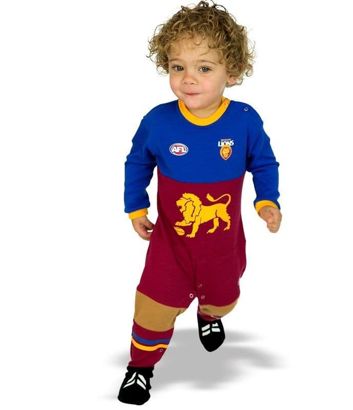 Brisbane Lions AFL Infant Toddler Onesie Footysuit - Image 9